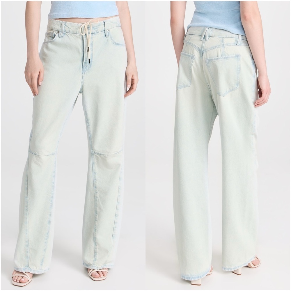 GOOD AMERICAN Good 90s Drawstring Jean